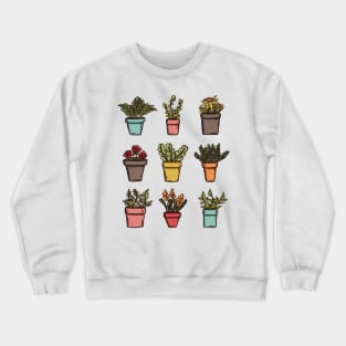 Plants in Pots Crewneck Sweatshirt